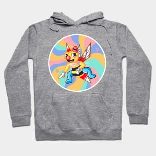 trippy drippy - Cute dark animal bee Hoodie